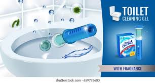 Gel nettoyant pour toilettes en forme de fleur